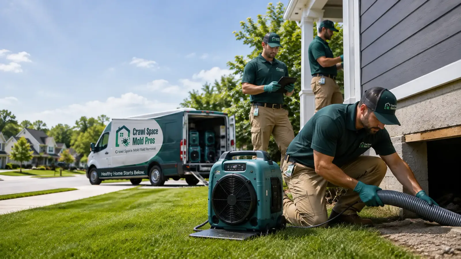 Crawl Space Mold Removal in Velva, ND